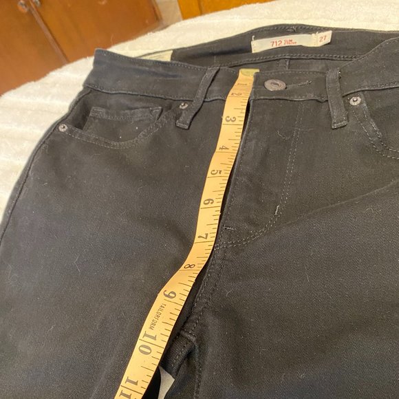 Levi's slim fit jeans, black, size 27 - Picture 9 of 11